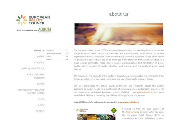 pelletcouncil.eu site used Pellets