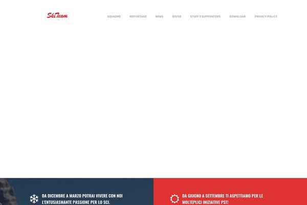 Infinite theme site design template sample