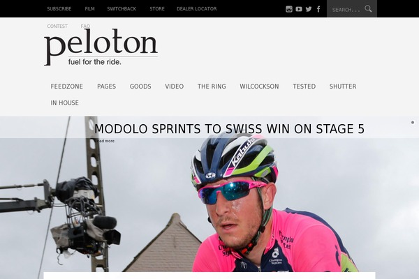 pelotonmagazine.com site used Pom-sites