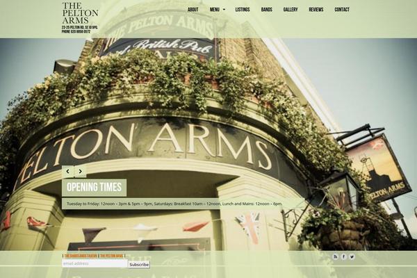 Lensa theme site design template sample