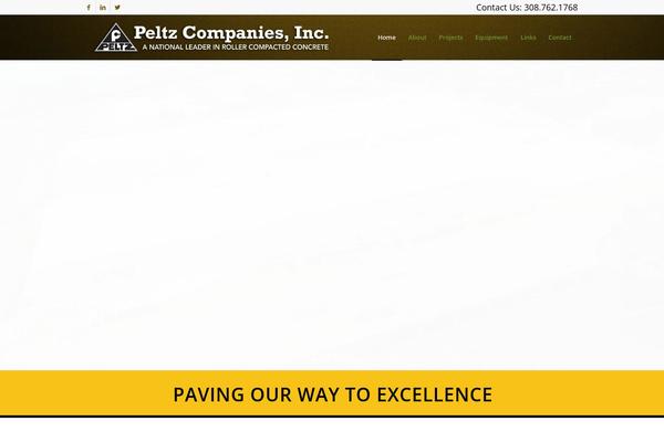 peltzco.com site used Enfold-peltz