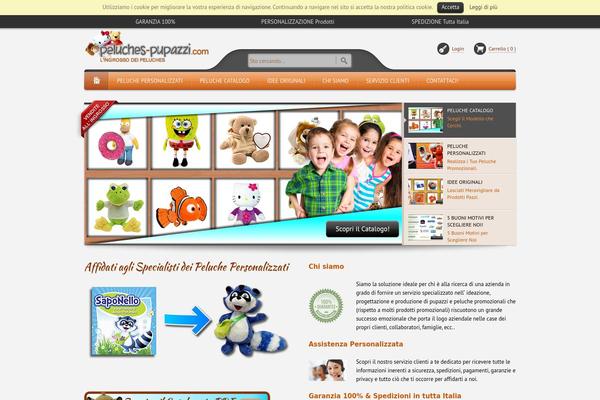 Bellissima theme site design template sample