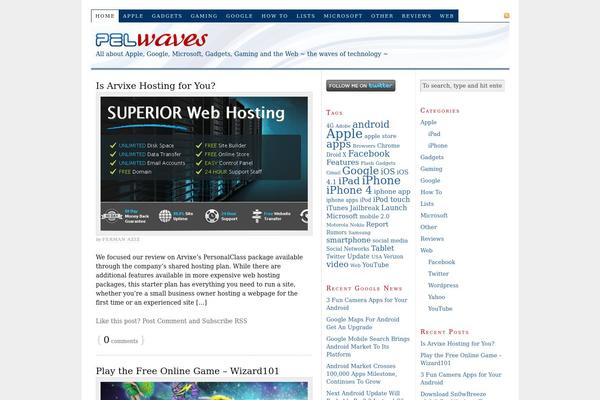 Thesis 1.7 theme site design template sample