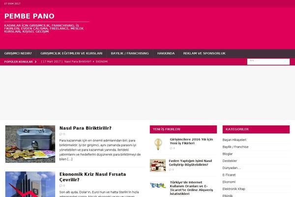 MH Magazine theme site design template sample