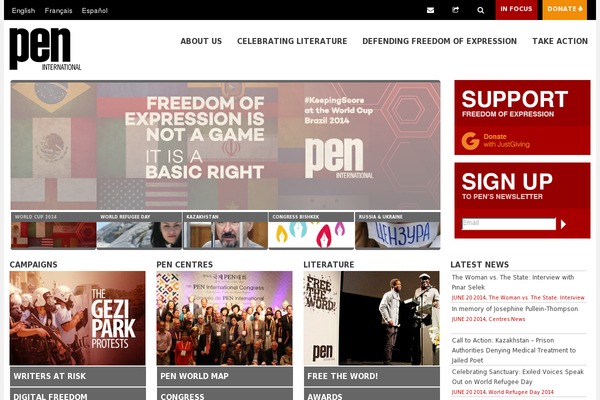 Charitas Child theme websites examples