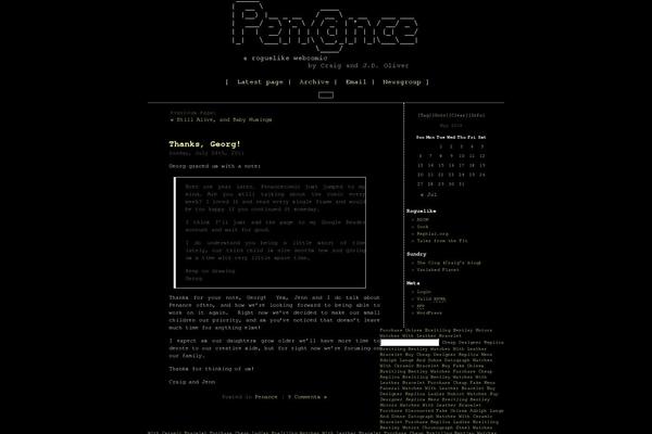 ComicPress theme site design template sample