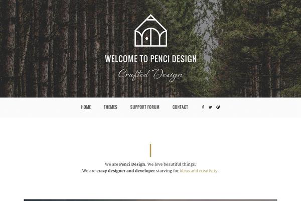 PenNews theme site design template sample