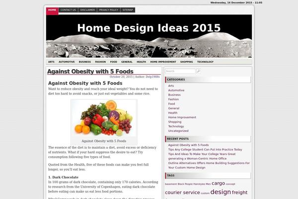 RedLine theme site design template sample
