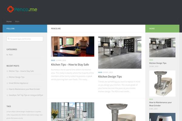 Enough theme site design template sample