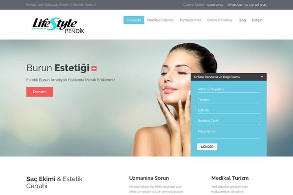 Medical-theme theme site design template sample