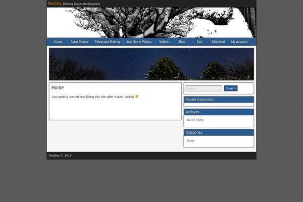 Frontier theme site design template sample
