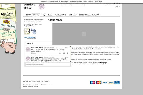Blanco theme site design template sample