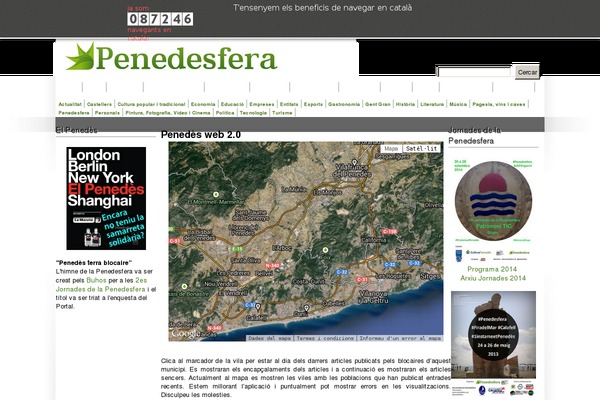 Site using Geo Mashup plugin
