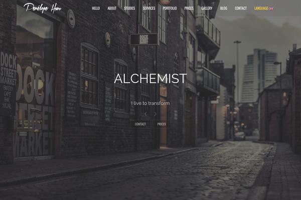North theme site design template sample