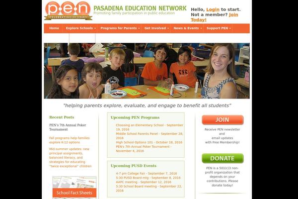 Pen theme site design template sample
