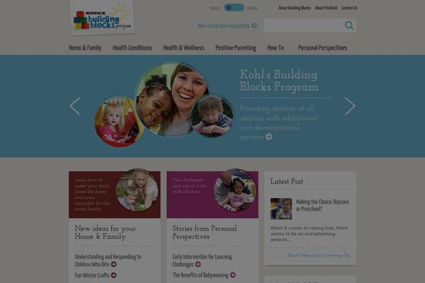penfieldbuildingblocks.org site used Buildingblocks
