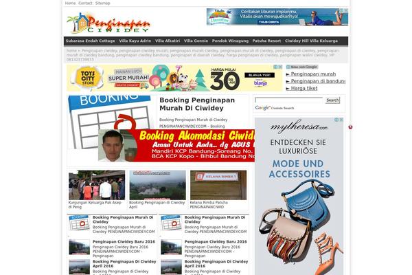 Tetap Semangat theme site design template sample
