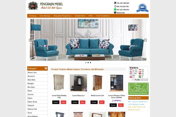 pengrajinmebel.com site used New_wptoko