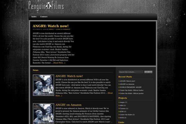 Amped Child theme site design template sample