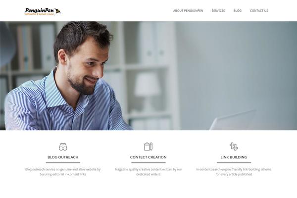 Durus theme site design template sample