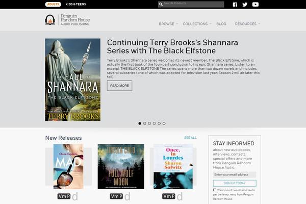 penguinrandomhouseaudio.com site used Bot