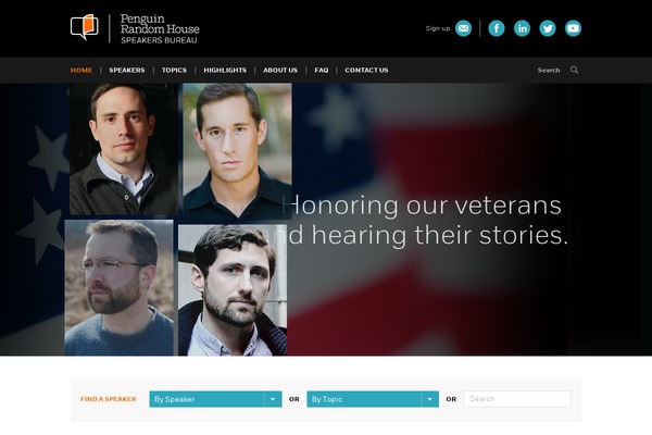 penguinspeakersbureau.com site used Speakers-2.0