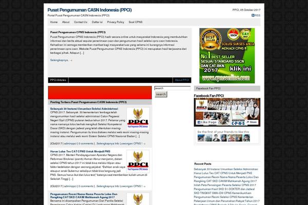 Site using WP Page Numbers plugin