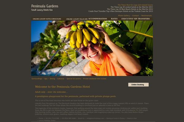 peninsulagardenshotel.com site used Peninsula