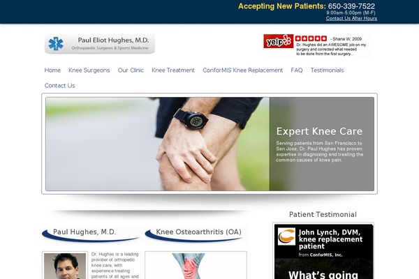 peninsulaknee.com site used Conformis_sanfrancisco_t2
