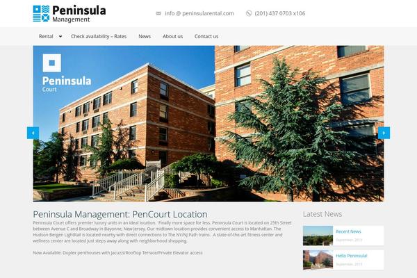 Realia theme site design template sample