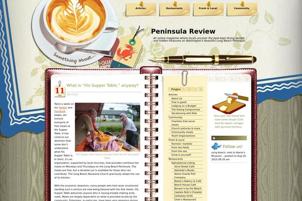 Coffee Desk theme site design template sample