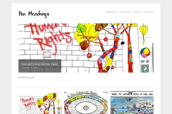 penmendonca.com site used Sketch-wpcom