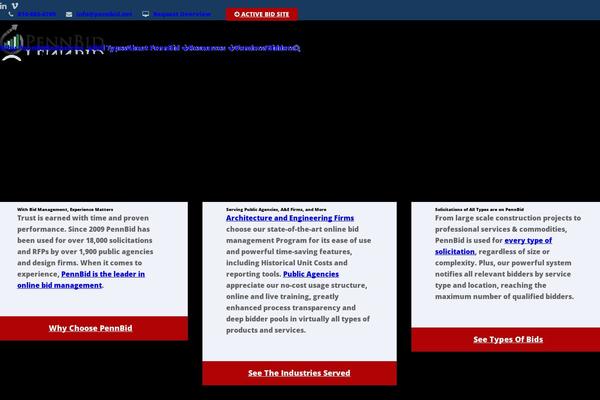 Total theme site design template sample