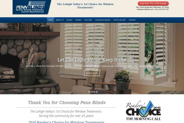 Winfield theme site design template sample