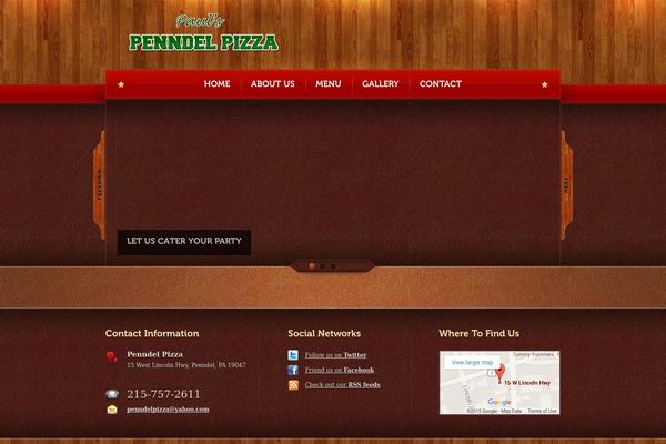 Bordeaux theme site design template sample