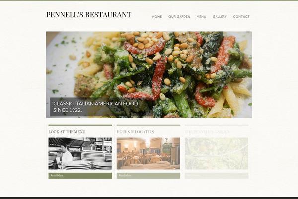BBQ theme site design template sample