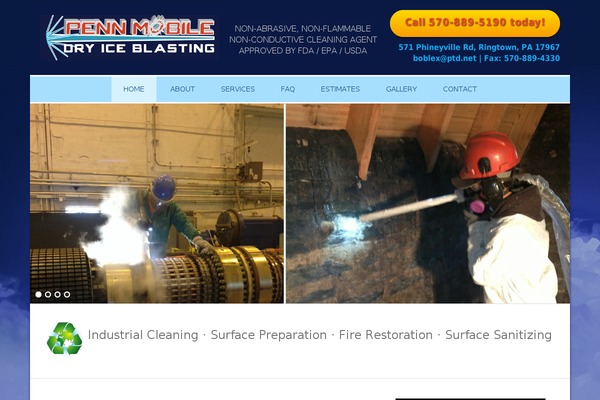 Winfield theme site design template sample
