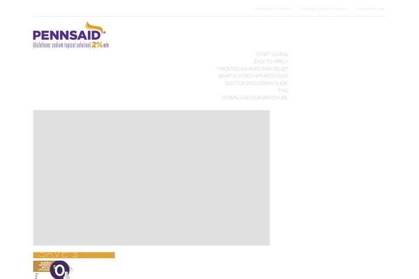 pennsaid.com site used Pennsaid