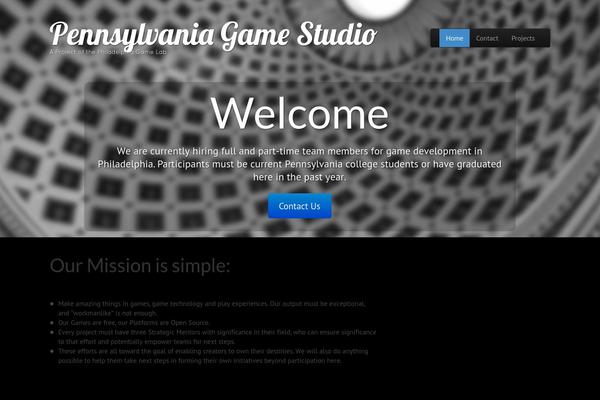 Tonic theme site design template sample