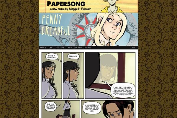 ComicPress theme site design template sample