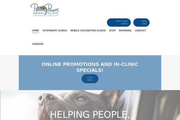 Divi Child theme site design template sample