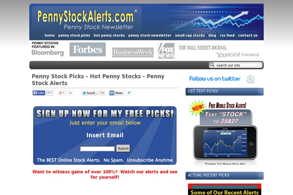 pennystockalerts.com site used New Balance of Blue