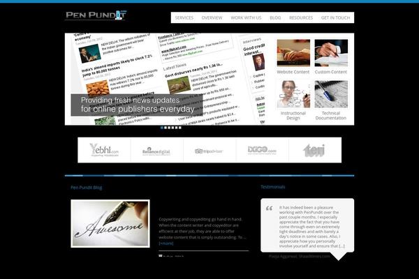 Pp theme site design template sample