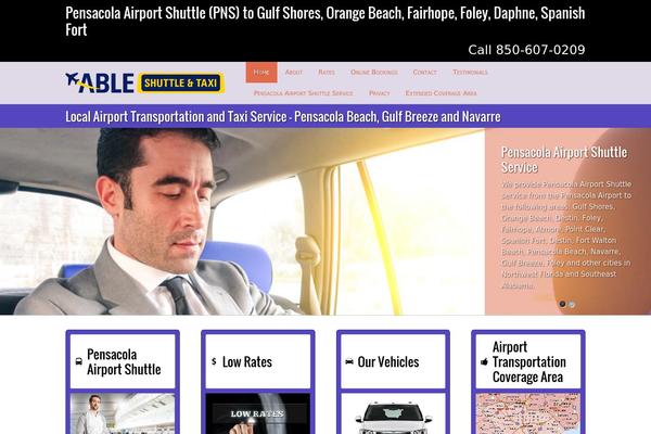 Taxi theme site design template sample
