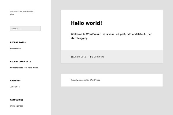 Awake theme site design template sample
