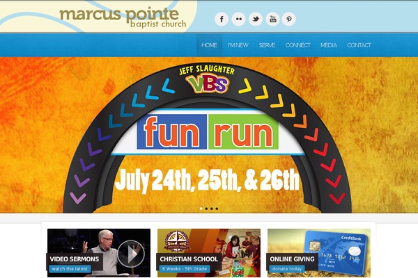 Churchope theme site design template sample