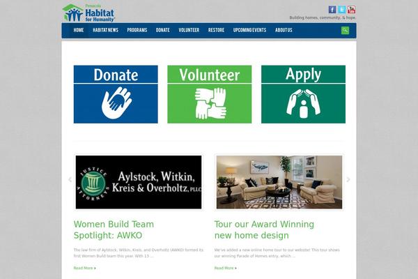 Dejavu theme site design template sample