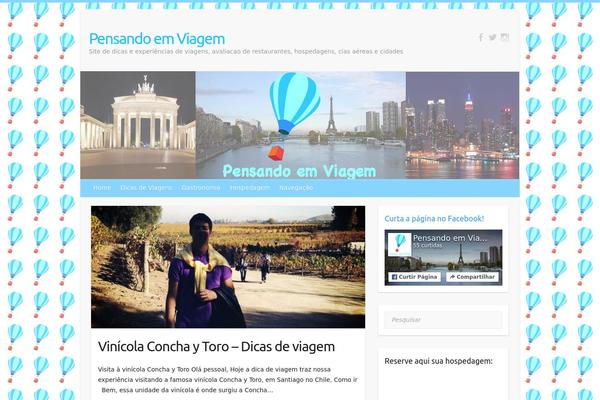 Travelify theme site design template sample