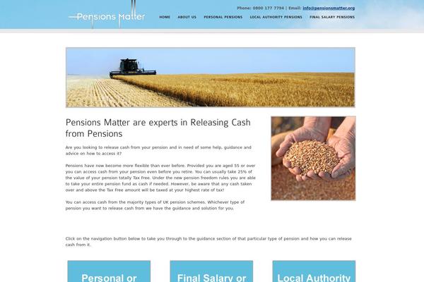 inFocus theme site design template sample