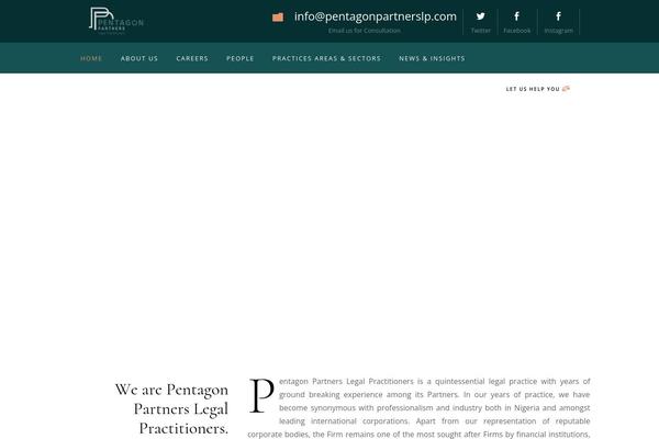 WordPress website example screenshot